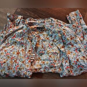 Floral Button-Up Shirt